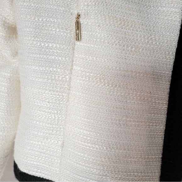Ivory Color Contrast Smart Jacket - Picture 6 of 7